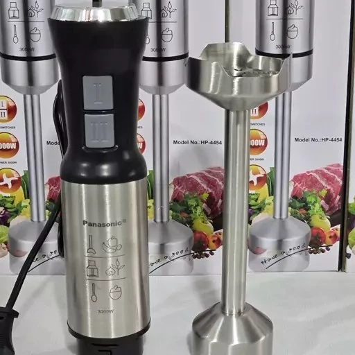 گوشت کوب برقی پاناسونیک  (ارسال رایگان) حک شده (3000W) یخ شکن (4 تیغ) HP-4454