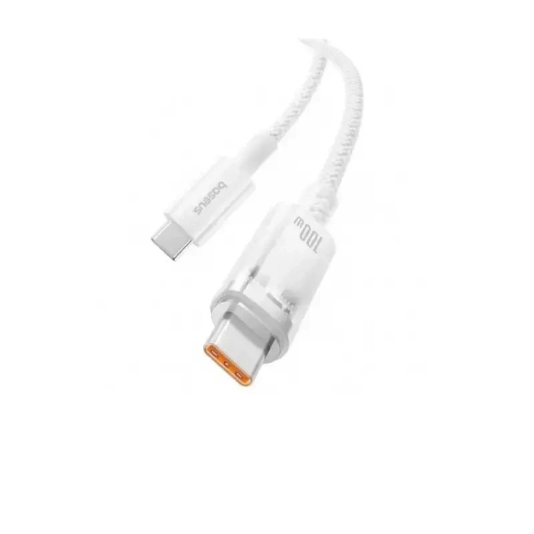 کابل شارژ Type-C to Type-C باسئوس مدل Explorer Series Smart Temperature Control با طول 1 متر 100