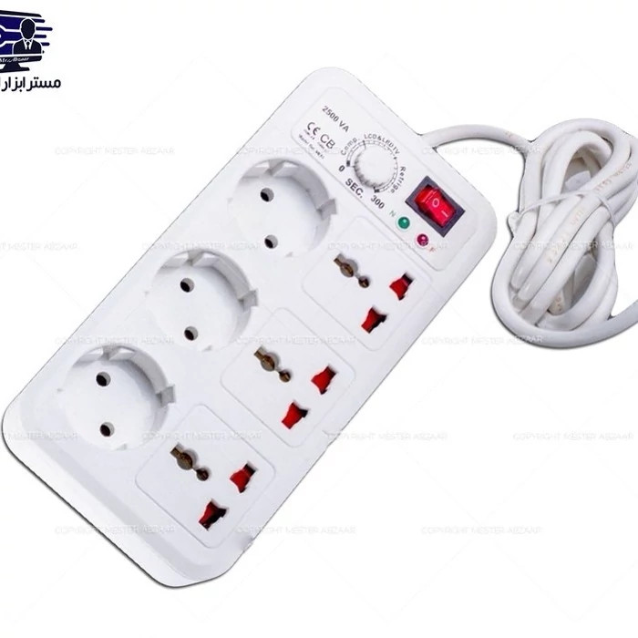 محافظ برق اروپایی دارای دیمر تنظیم آرات الکترونیک ARAT 2500VA