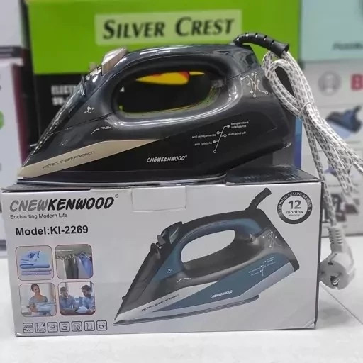 اتو بخار هوشمند کنوود نیو kenwood کیفیت بالا 2200 وات کفی سرامیک بخاردهی عالی
