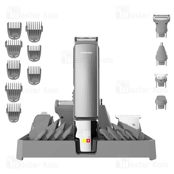 ست ماشین اصلاح چندکاره پرودو Porodo Lifestyle 14-IN-1 Trimming Kit LFST112