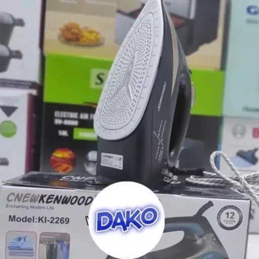 اتو بخار هوشمند کنوود نیو kenwood کیفیت بالا 2200 وات کفی سرامیک بخاردهی عالی