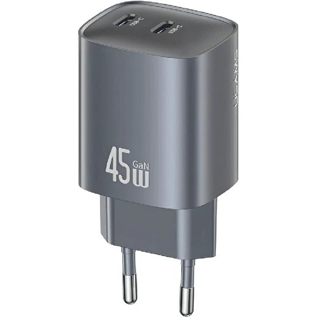 شارژر دیواری فست دو پورت تایپ سی 45 وات یوسامز CC305 T66 Usams