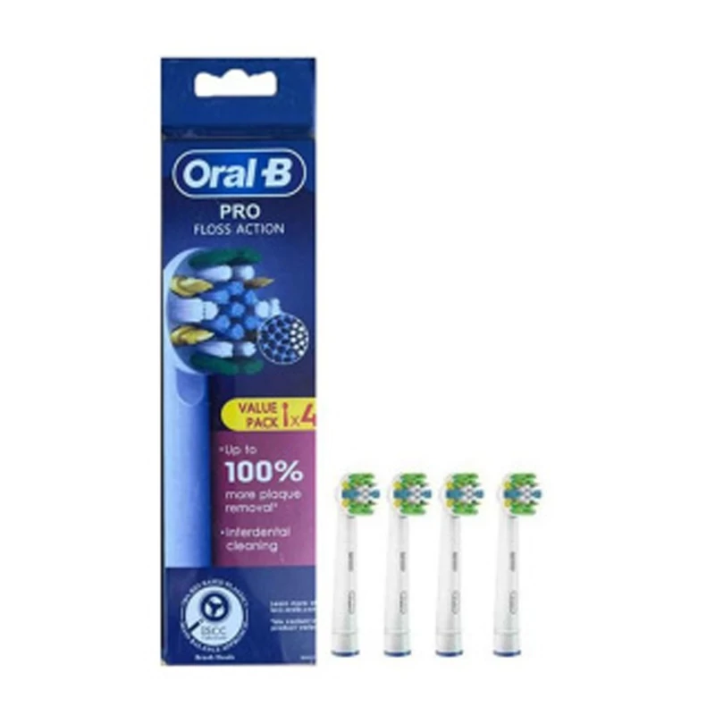 سری یدک مسواک برقی ااورال-بی مدل Pro Floss Action بسته 4 عددی