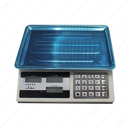 ترازو دیجیتال فروشگاهی کیبورد استیل 40 کیلوگرم برند محک