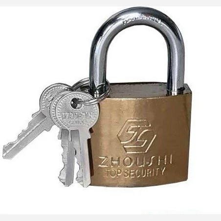 قفل آویز زرد 32 ZHOUSHI