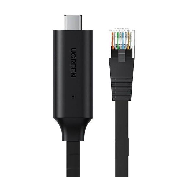 کابل تبدیل USB-C به LAN یوگرین مدل 80186-CM204 به طول 1.5 متر