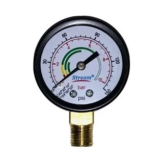 گیج فشار استریم 10 بار 5 سانتی مدل P-0103