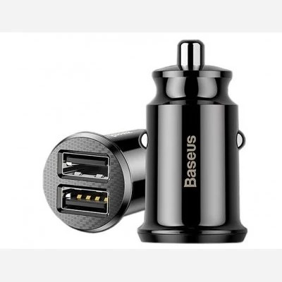 شارژر فندکی فست شارژ ماشین بیسوس CCALL-ML01 Baseus Grain Dual
