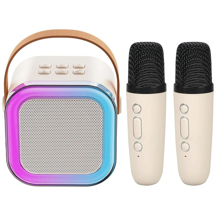 اسپیکر بلوتوثی قابل حمل مدل K12 دو میکروفون K12 portable bluetooth speaker with two microphones