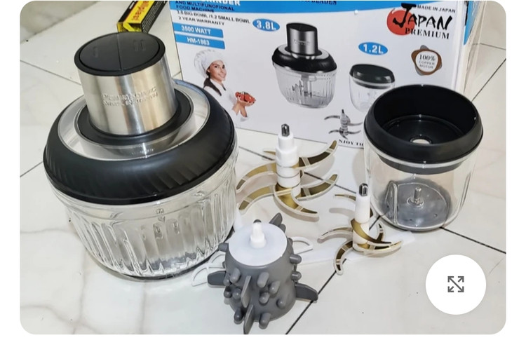 خردکن و آسیاب دوقلو پاناسونیک دو کاسه مدل HM-1863