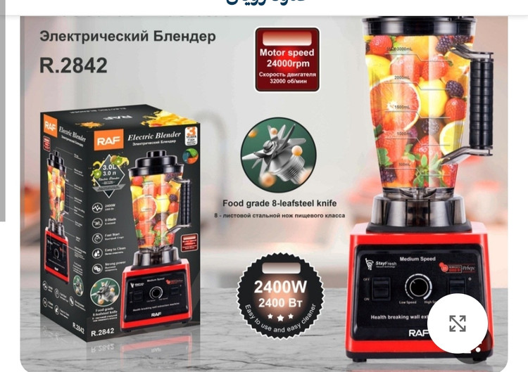 مخلوط کن راف مدل R2842 ظرفیت ۳ لیتر