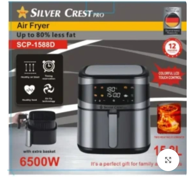 سرخ کن سیلور کرست SCP-1588D ظرفیت ۱۵.۸ لیتر ۲ المنت