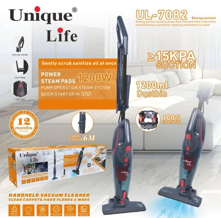 جارو برقی عصایی یونیک لایف مدل UL-7082